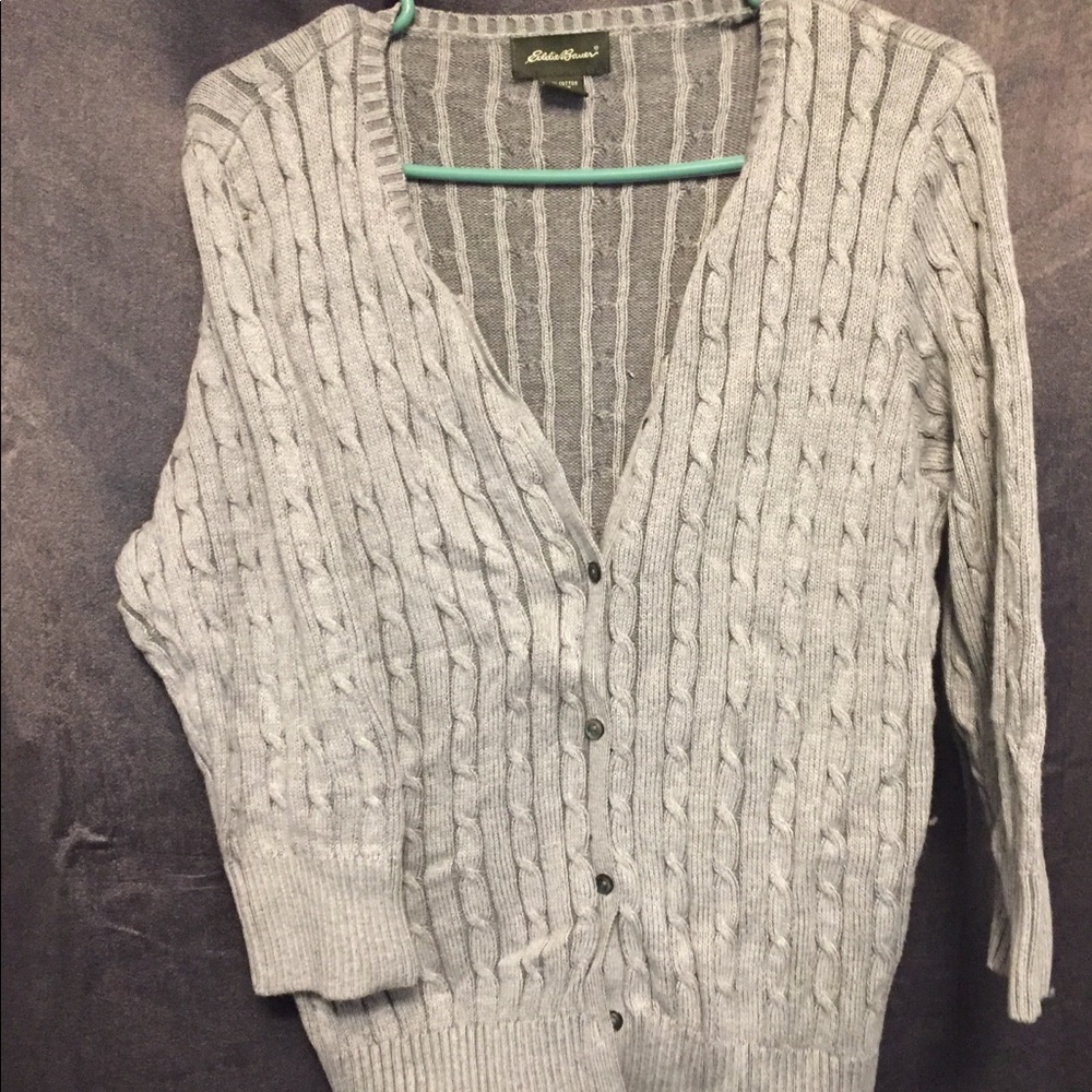 Button up sweater